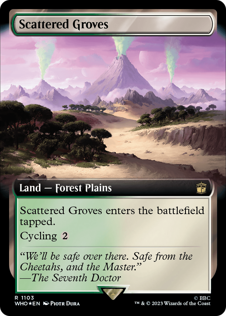 Scattered Groves (Extended Art) (Surge Foil) [Doctor Who] | Nerdhalla Games