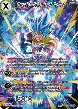 Gogeta, Pursuit of Power (SD12-02) [Rise of the Unison Warrior 2nd Edition] | Nerdhalla Games