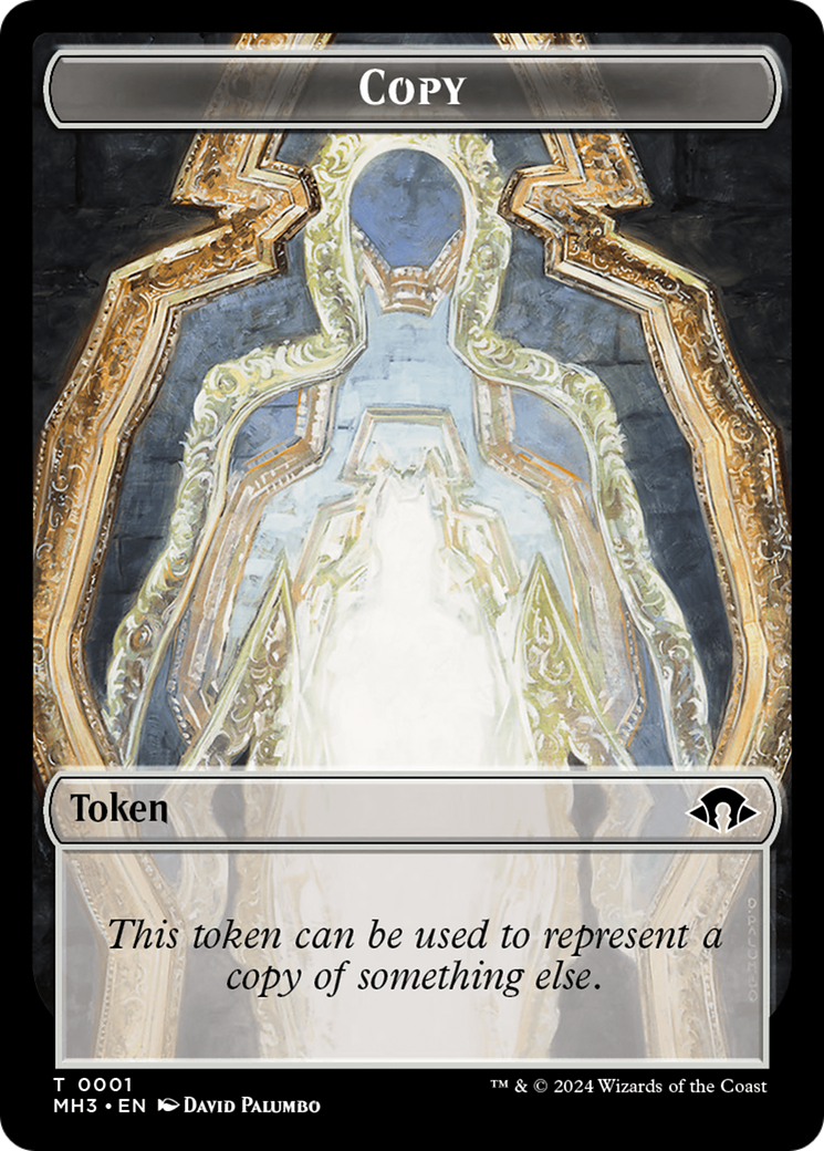 Eldrazi Angel // Copy Double-Sided Token [Modern Horizons 3 Commander Tokens] | Nerdhalla Games