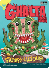 Ghalta, Primal Hunger (Borderless) [Secret Lair Drop Series] | Nerdhalla Games