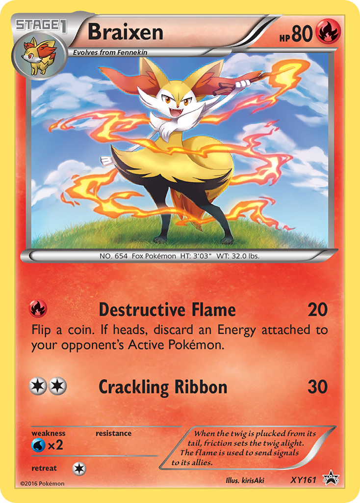 Braixen (XY161) [XY: Black Star Promos] | Nerdhalla Games