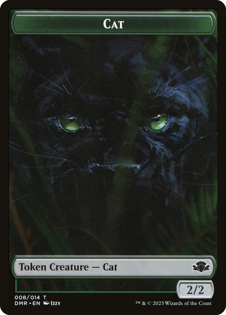 Cat Token (008) [Dominaria Remastered Tokens] | Nerdhalla Games