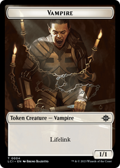 Emblem - Sorin, Lord of Innistrad // Vampire (0004) Double-Sided Token [The Lost Caverns of Ixalan Commander Tokens] | Nerdhalla Games