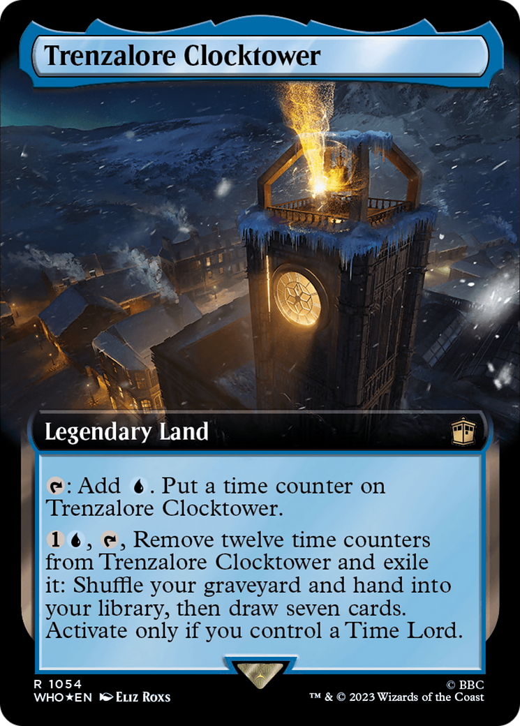 Trenzalore Clocktower (Extended Art) (Surge Foil) [Doctor Who] | Nerdhalla Games