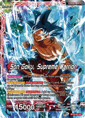 Son Goku // Son Goku, Supreme Warrior (BT16-001) [Realm of the Gods] | Nerdhalla Games