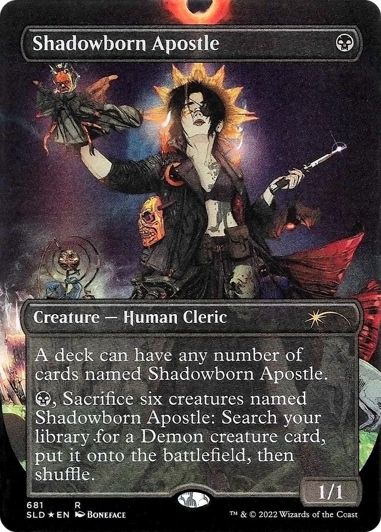 Shadowborn Apostle (681) (Borderless) [Secret Lair Drop Promos] | Nerdhalla Games