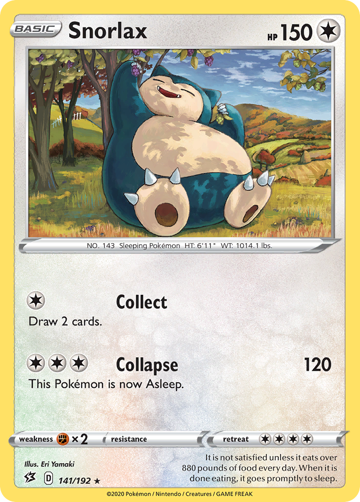 Snorlax (141/192) [Sword & Shield: Rebel Clash] | Nerdhalla Games