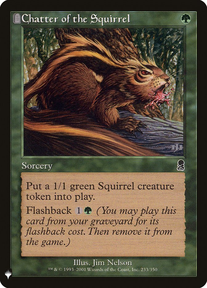 Chatter of the Squirrel [Mystery Booster] | Nerdhalla Games