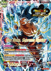 Son Goku // Son Goku, Supreme Warrior (2021 Championship 1st Place) (BT16-001) [Tournament Promotion Cards] | Nerdhalla Games