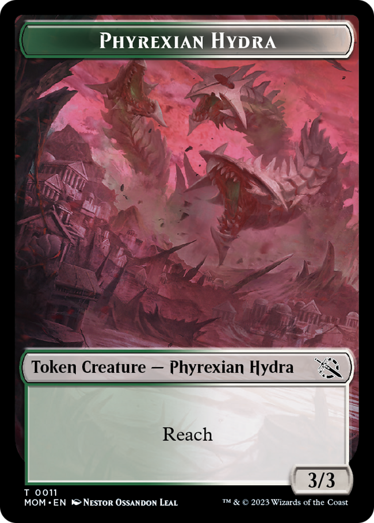 Phyrexian Hydra Token (11) [March of the Machine Tokens] | Nerdhalla Games