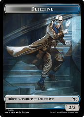 Detective // Ooze Double-Sided Token [Murders at Karlov Manor Tokens] | Nerdhalla Games