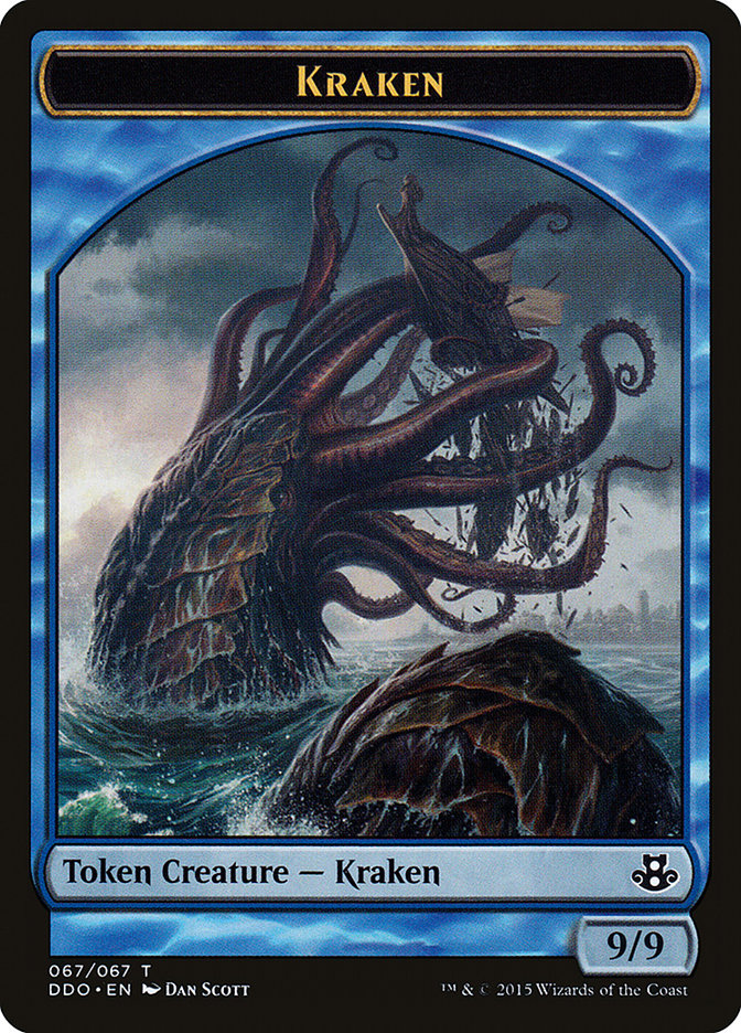 Kraken Token [Duel Decks: Elspeth vs. Kiora] | Nerdhalla Games