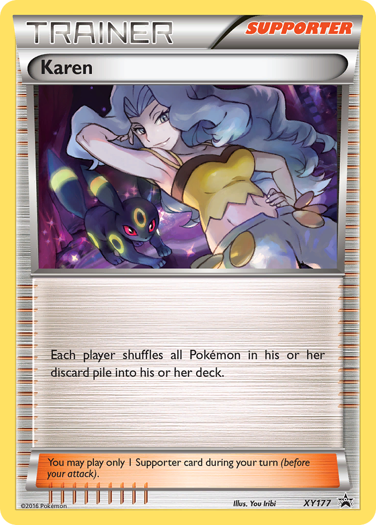 Karen (XY177) [XY: Black Star Promos] | Nerdhalla Games