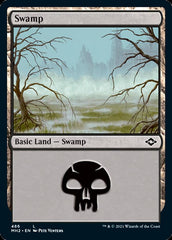 Swamp (486) (Foil Etched) [Modern Horizons 2] | Nerdhalla Games