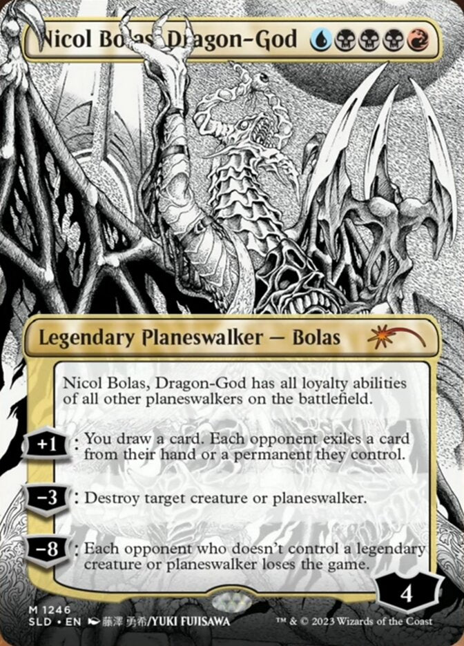 Nicol Bolas, Dragon-God (Borderless) [Secret Lair Drop Series] | Nerdhalla Games