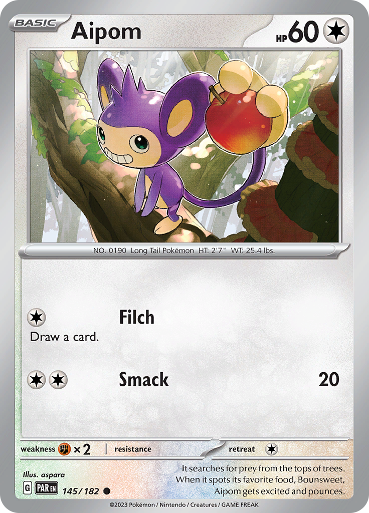 Aipom (145/182) [Scarlet & Violet: Paradox Rift] | Nerdhalla Games