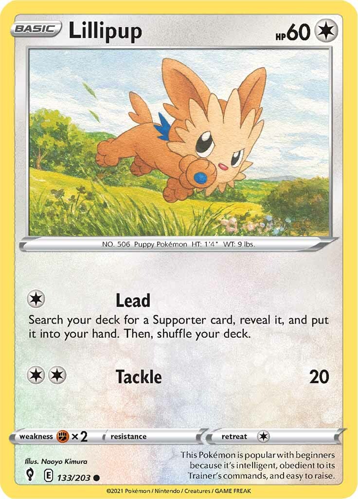 Lillipup (133/203) [Sword & Shield: Evolving Skies] | Nerdhalla Games