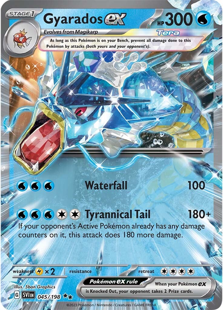 Gyarados ex (045/198) [Scarlet & Violet: Base Set] | Nerdhalla Games