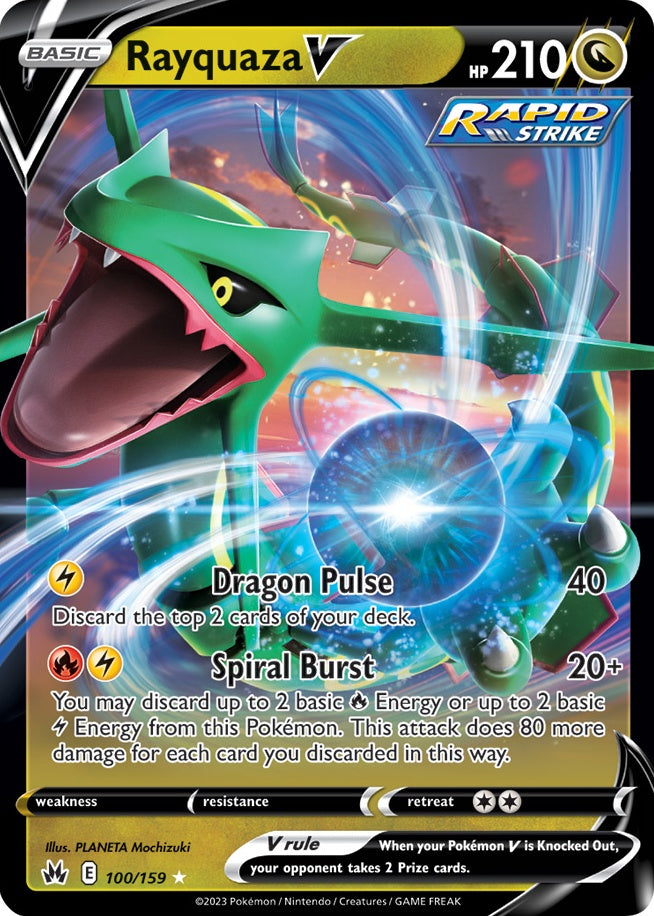 Rayquaza V 100/159 (Jumbo Card) [Sword & Shield: Evolving Skies] | Nerdhalla Games