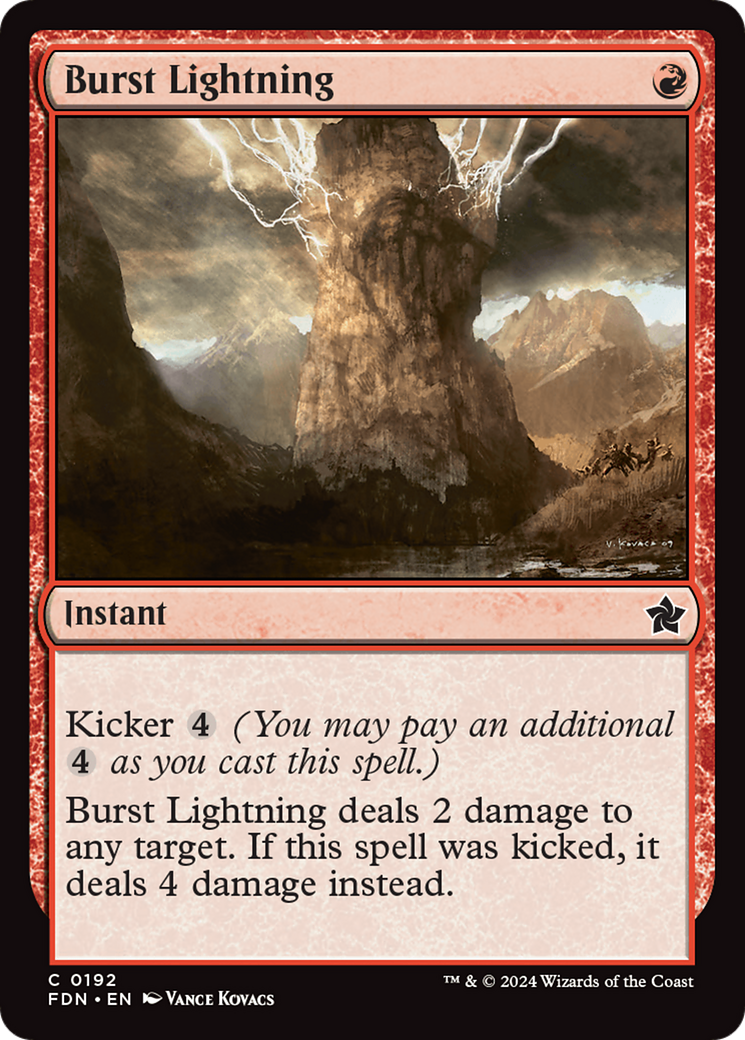 Burst Lightning [Foundations] | Nerdhalla Games