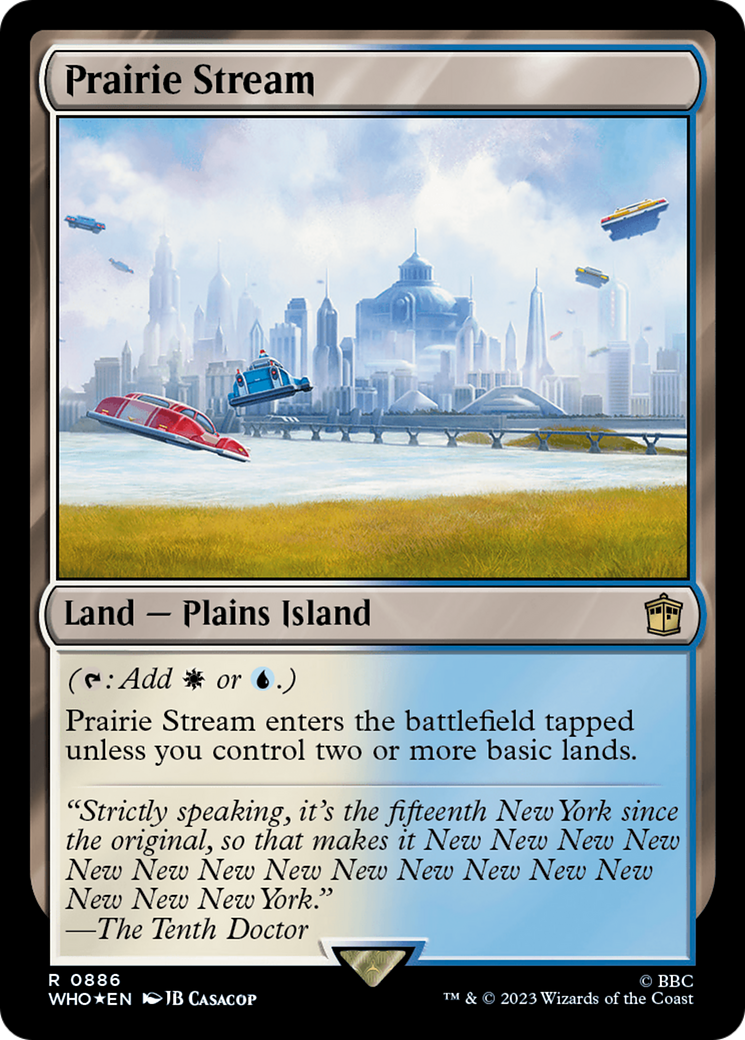 Prairie Stream (Surge Foil) [Doctor Who] | Nerdhalla Games