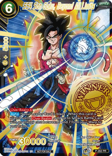 SS4 Son Goku, Beyond All Limits (Alternate Art Set 2021 Vol. 3) (P-262) [Tournament Promotion Cards] | Nerdhalla Games