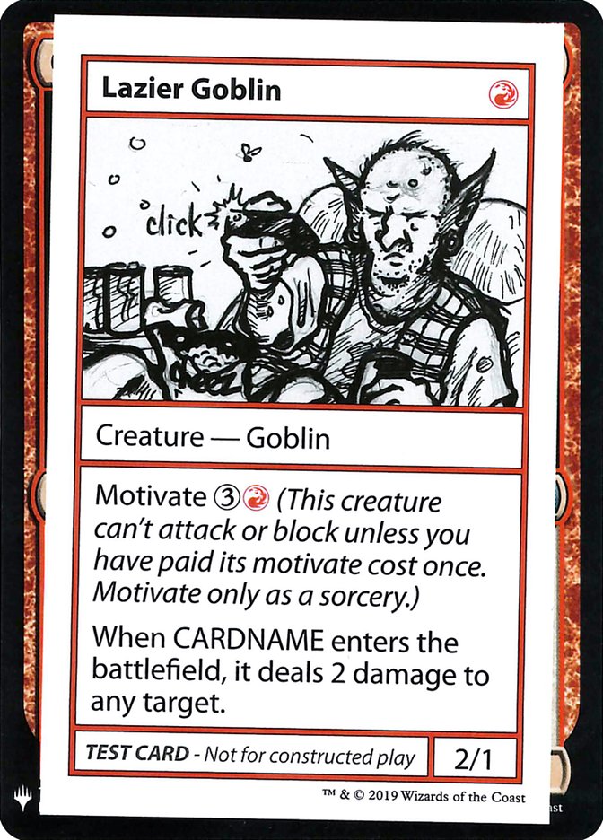 Lazier Goblin [Mystery Booster Playtest Cards] | Nerdhalla Games