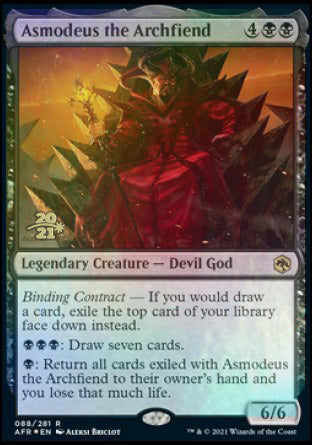 Asmodeus the Archfiend [Dungeons & Dragons: Adventures in the Forgotten Realms Prerelease Promos] | Nerdhalla Games