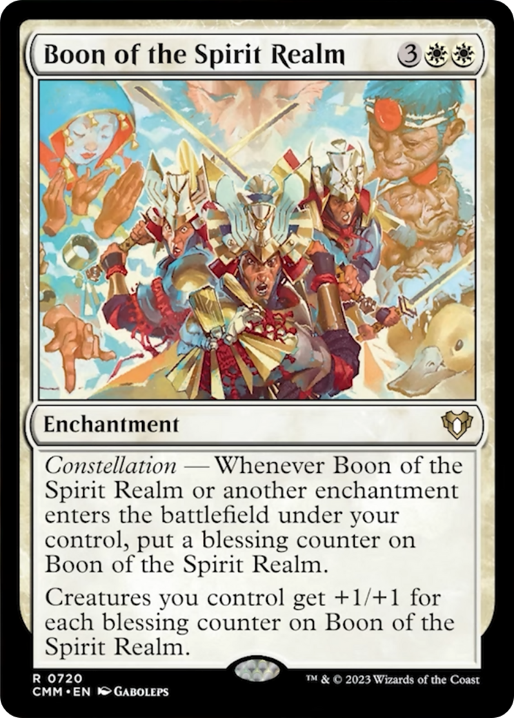 Boon of the Spirit Realm [Commander Masters] | Nerdhalla Games