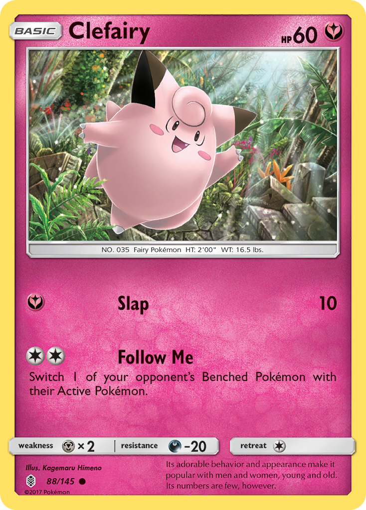 Clefairy (88/145) [Sun & Moon: Guardians Rising] | Nerdhalla Games