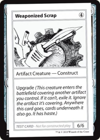 Weaponized Scrap (2021 Edition) [Mystery Booster Playtest Cards] | Nerdhalla Games