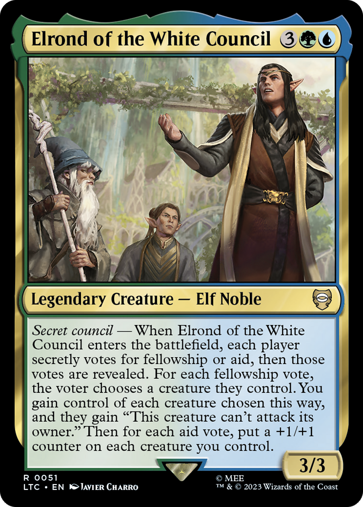 Elrond of the White Council [The Lord of the Rings: Tales of Middle-Earth Commander] | Nerdhalla Games