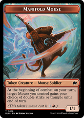 Sword // Manifold Mouse Double-Sided Token [Bloomburrow Tokens] | Nerdhalla Games