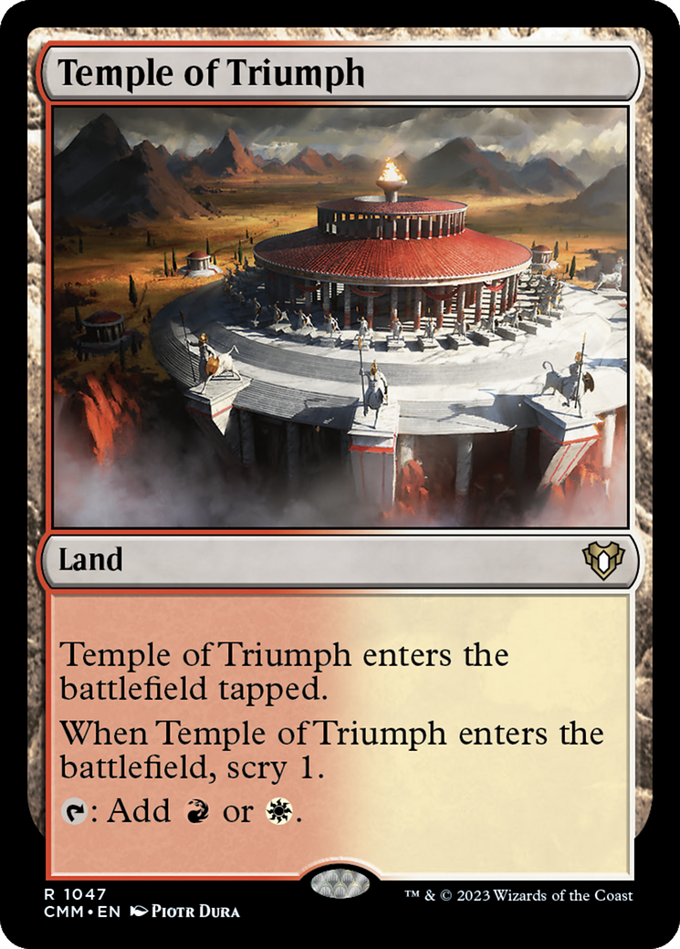 Temple of Triumph [Commander Masters] | Nerdhalla Games