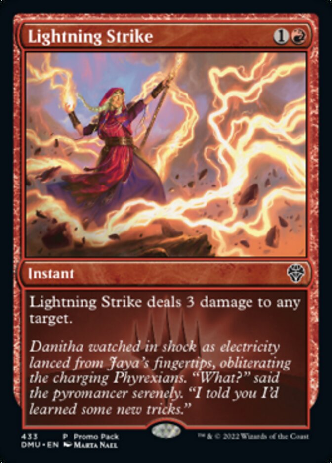 Lightning Strike (Promo Pack) [Dominaria United Promos] | Nerdhalla Games