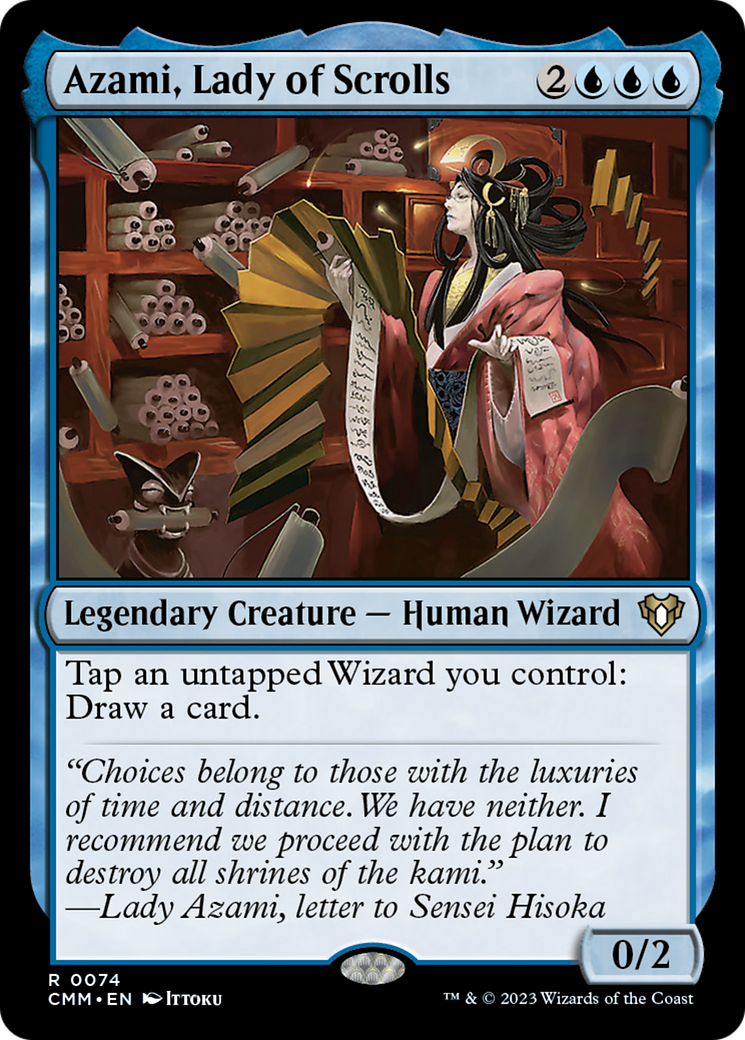 Azami, Lady of Scrolls [Commander Masters] | Nerdhalla Games