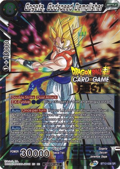 Gogeta, Godspeed Demolisher (Card Game Fest 2022) (BT12-038) [Tournament Promotion Cards] | Nerdhalla Games