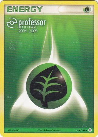 Grass Energy (104/109) (2004 2005) [Professor Program Promos] | Nerdhalla Games