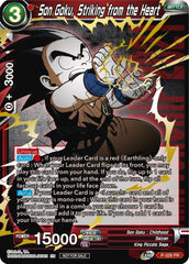 Son Goku, Striking from the Heart (Gold Stamped) (P-328) [Tournament Promotion Cards] | Nerdhalla Games