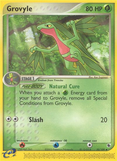 Grovyle (32/109) [EX: Ruby & Sapphire] | Nerdhalla Games