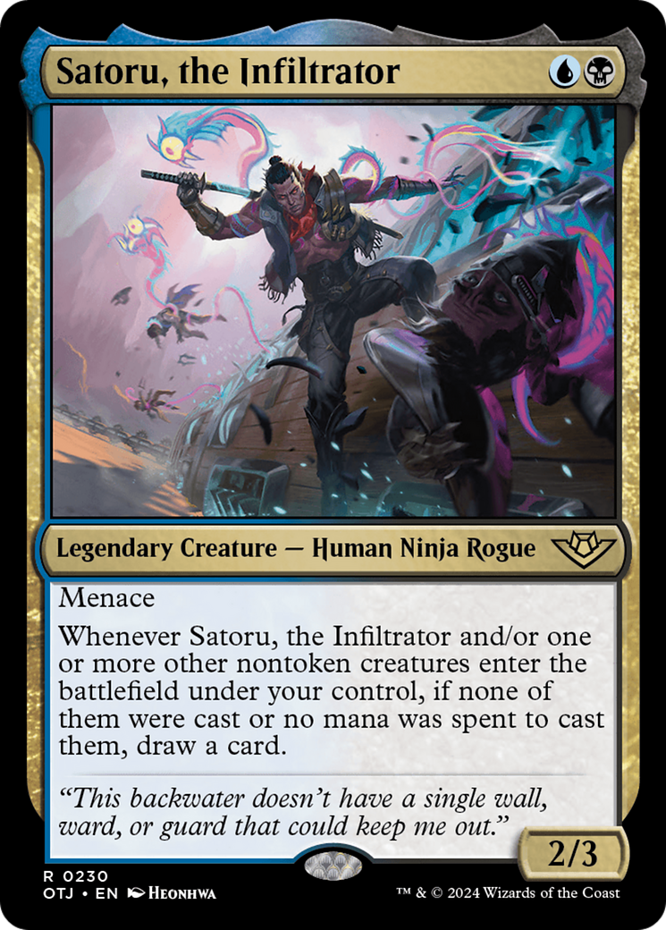 Satoru, the Infiltrator [Outlaws of Thunder Junction] | Nerdhalla Games