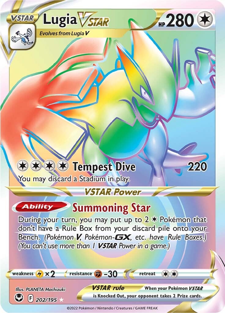 Lugia VSTAR (202/195) [Sword & Shield: Silver Tempest] | Nerdhalla Games