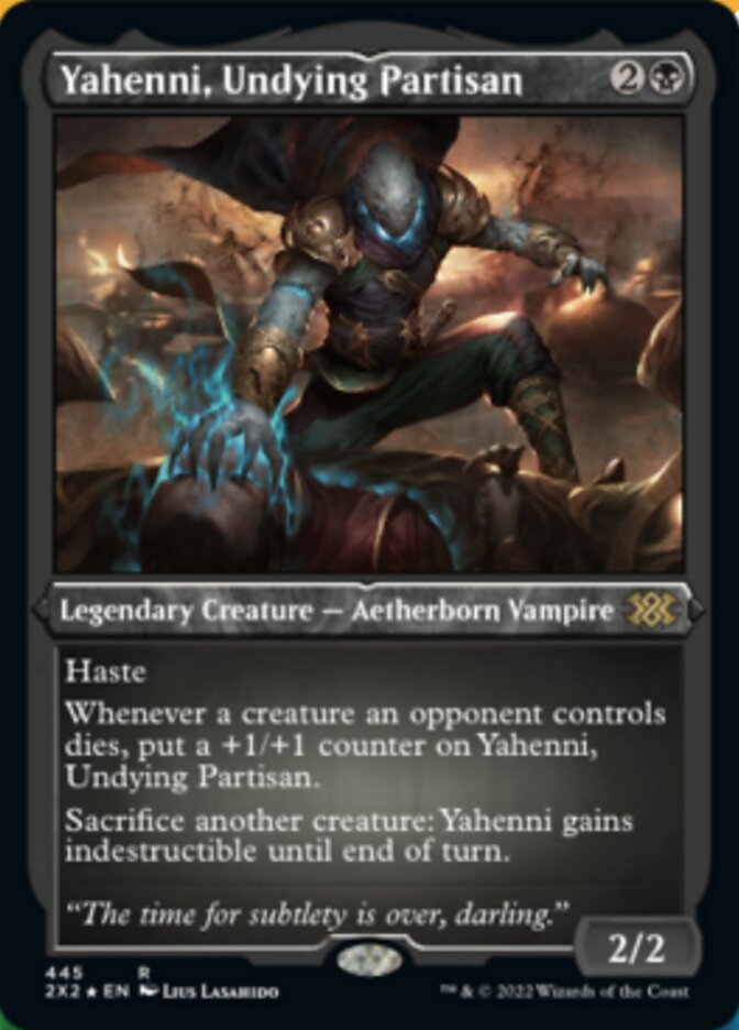 Yahenni, Undying Partisan (Foil Etched) [Double Masters 2022] | Nerdhalla Games