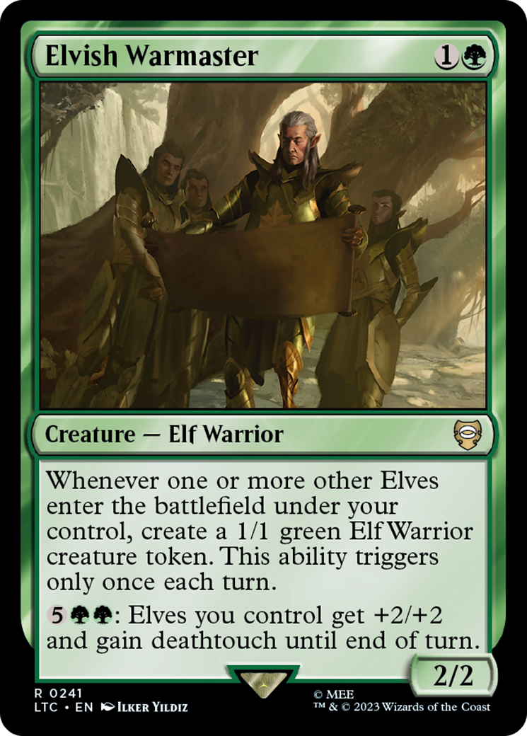 Elvish Warmaster [The Lord of the Rings: Tales of Middle-Earth Commander] | Nerdhalla Games