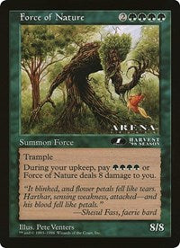 Force of Nature (Oversized) [Oversize Cards] | Nerdhalla Games