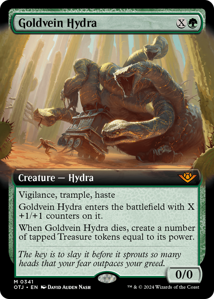 Goldvein Hydra (Extended Art) [Outlaws of Thunder Junction] | Nerdhalla Games