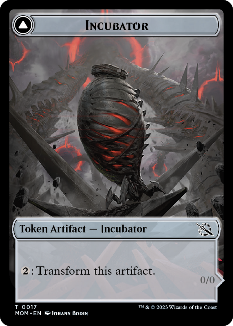 Incubator // Phyrexian (17) Double-Sided Token [March of the Machine Tokens] | Nerdhalla Games