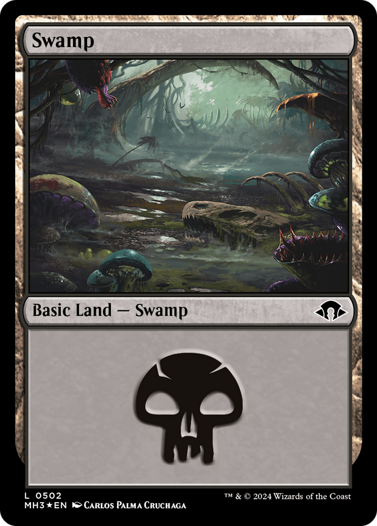 Swamp (0502) (Ripple Foil) [Modern Horizons 3] | Nerdhalla Games