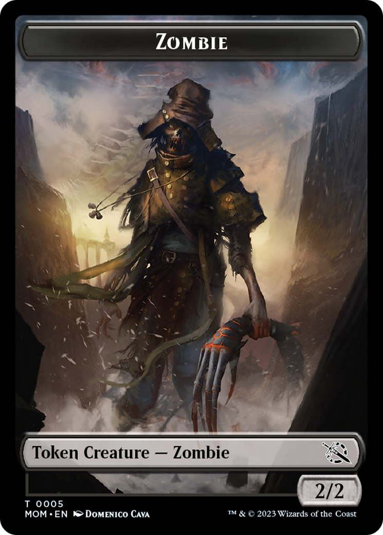 Zombie Token [March of the Machine Tokens] | Nerdhalla Games