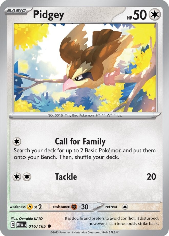 Pidgey (016/165) [Scarlet & Violet: 151] | Nerdhalla Games